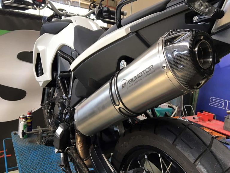 BMW F800GS Titanium Carbon Motorcycle Exhaust Muffler - Torque Power ...