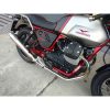 Motor Guzzi V7 Racer Polished Exhaust Mufflers